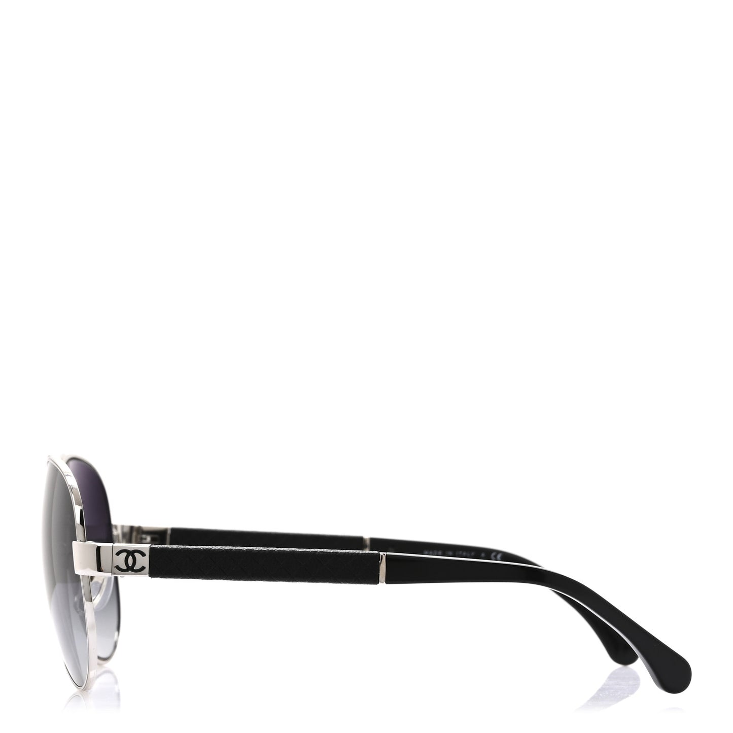 Lambskin Quilted CC 4195-Q Sunglasses Silver