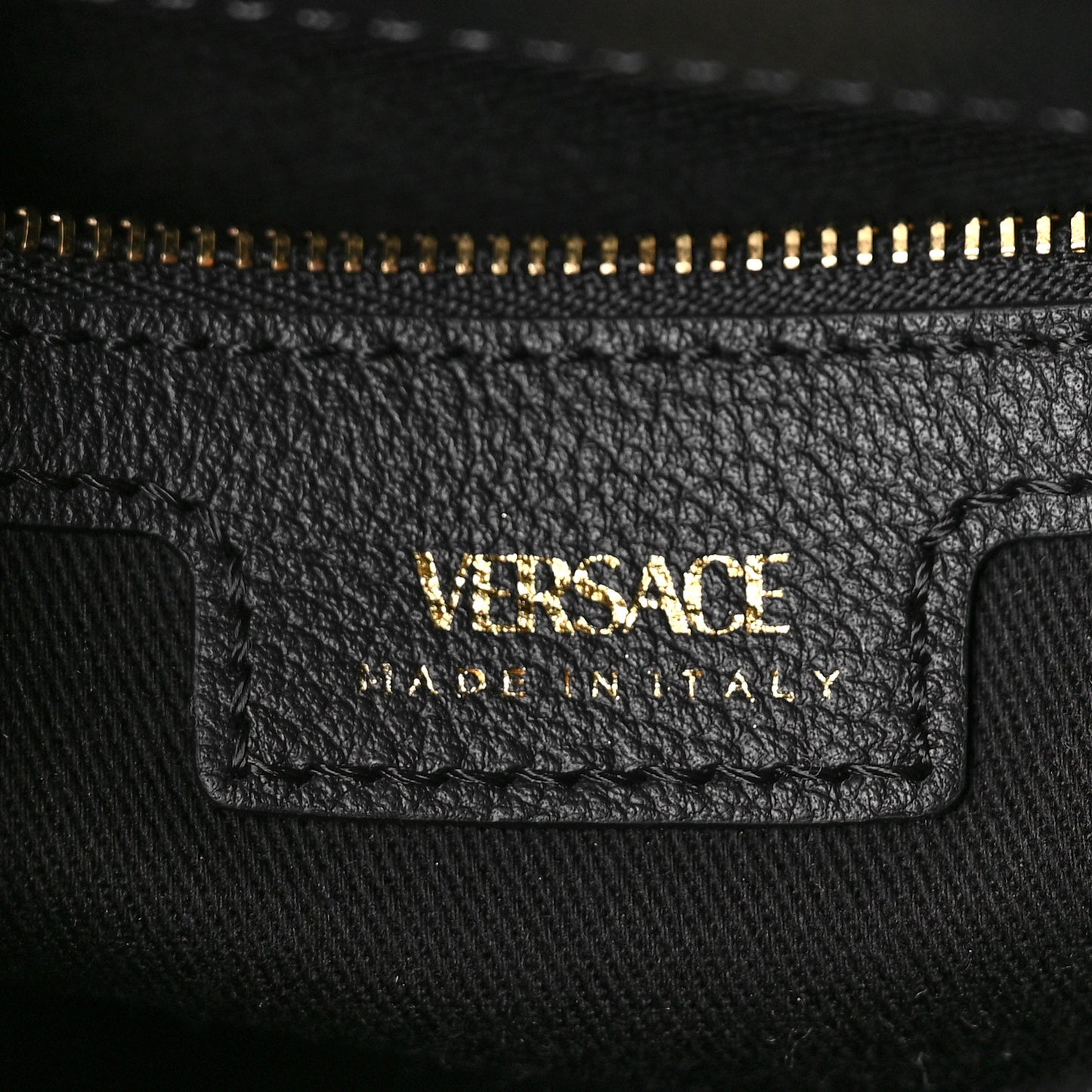 Calfskin La Medusa Medium Hobo Crossbody Black