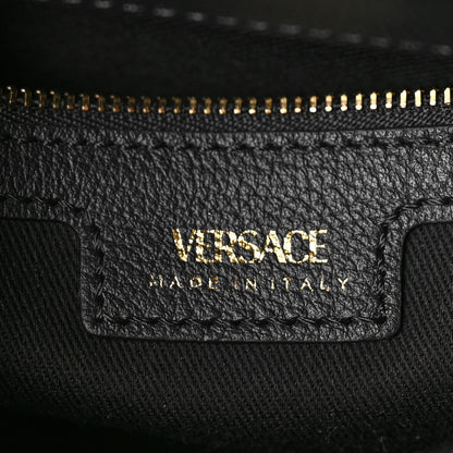 Versace Calfskin La Medusa Medium Hobo Crossbody Black 6 of 8