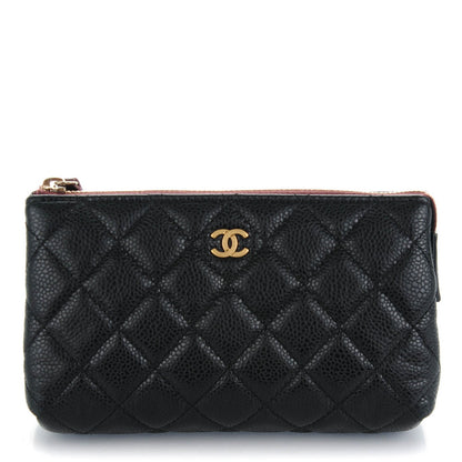 Chanel Caviar Quilted Small Cosmetic Case Black 1 of 7