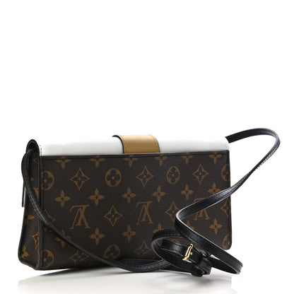 Louis Vuitton Calfskin Monogram Column Clutch 3 of 9
