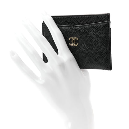 Chanel Caviar Quilted Card Holder Black 2 of 11