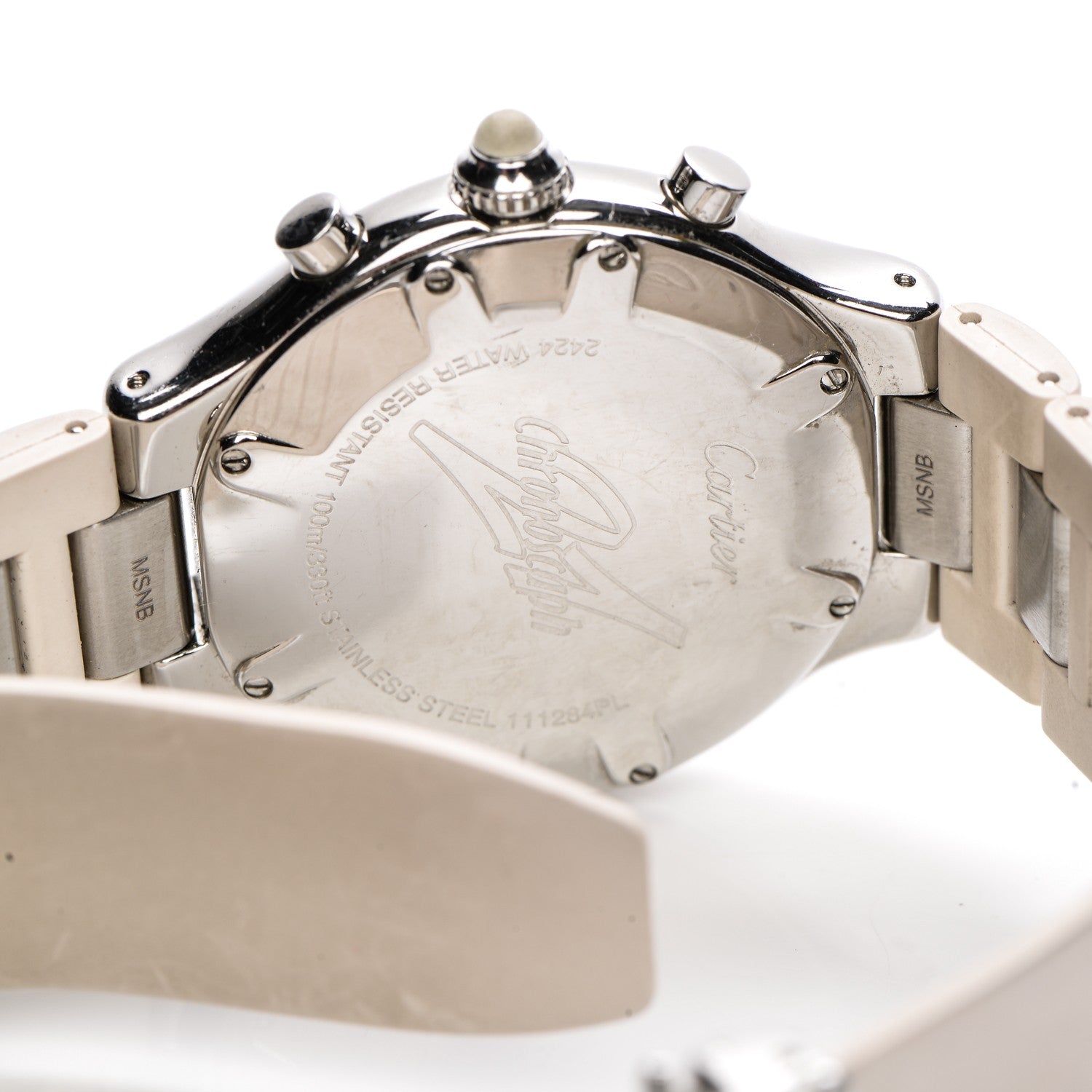 Cartier Stainless Steel Rubber 38mm Must 21 Chronoscaph Quartz Watch 6 of 9