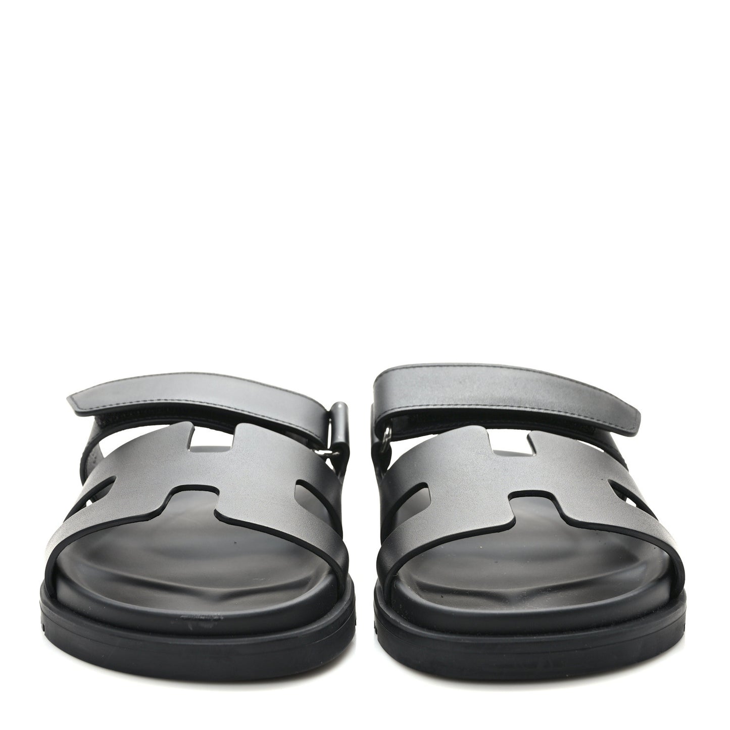 Calfskin Womens Chypre Sandals 35.5 Black