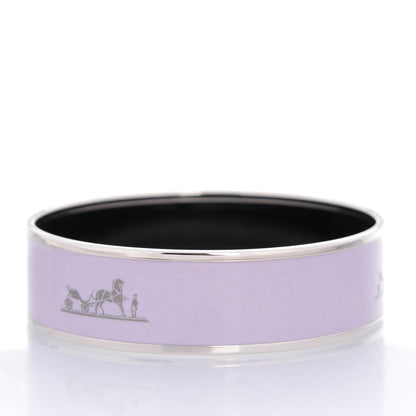 Hermes Enamel Printed Wide Caleche Bracelet 65 3 of 6