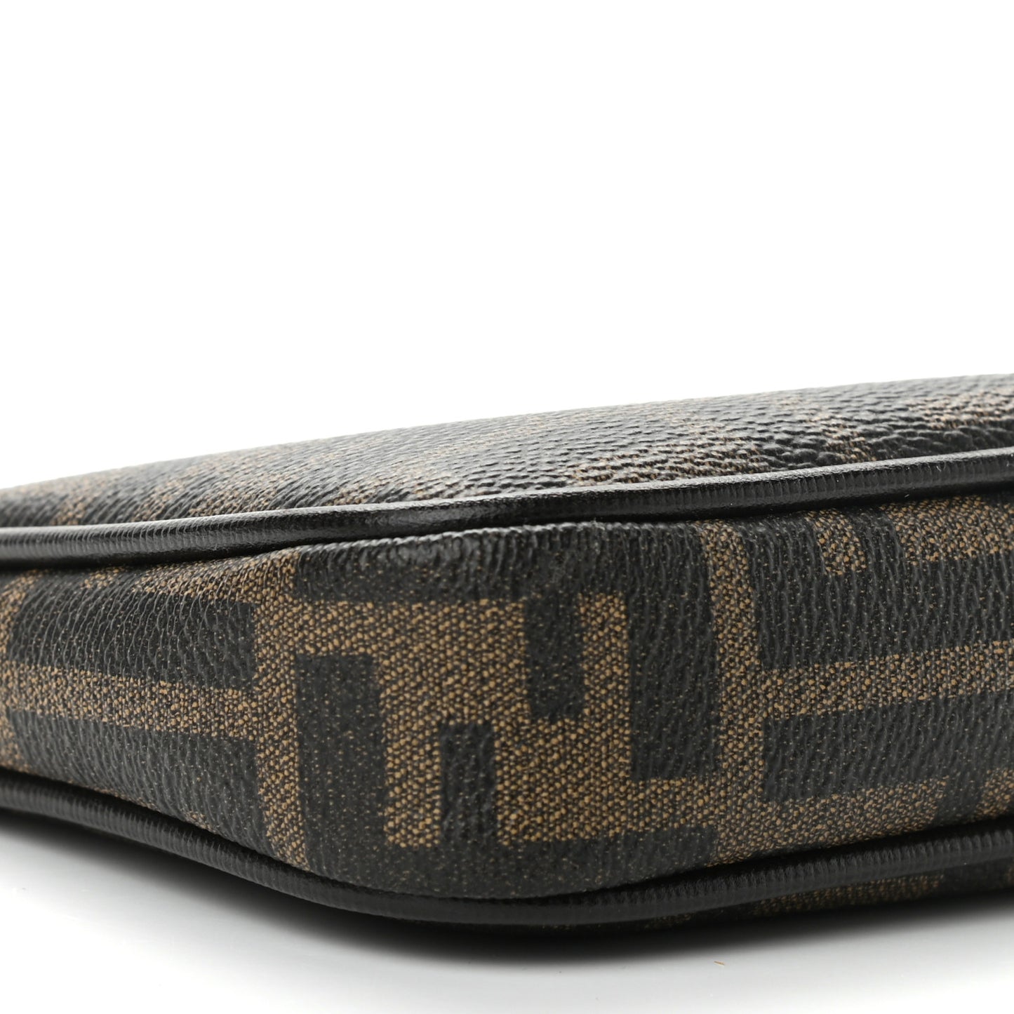 Zucca Spalmati Vitello Elite Pochette Tobacco Ebano
