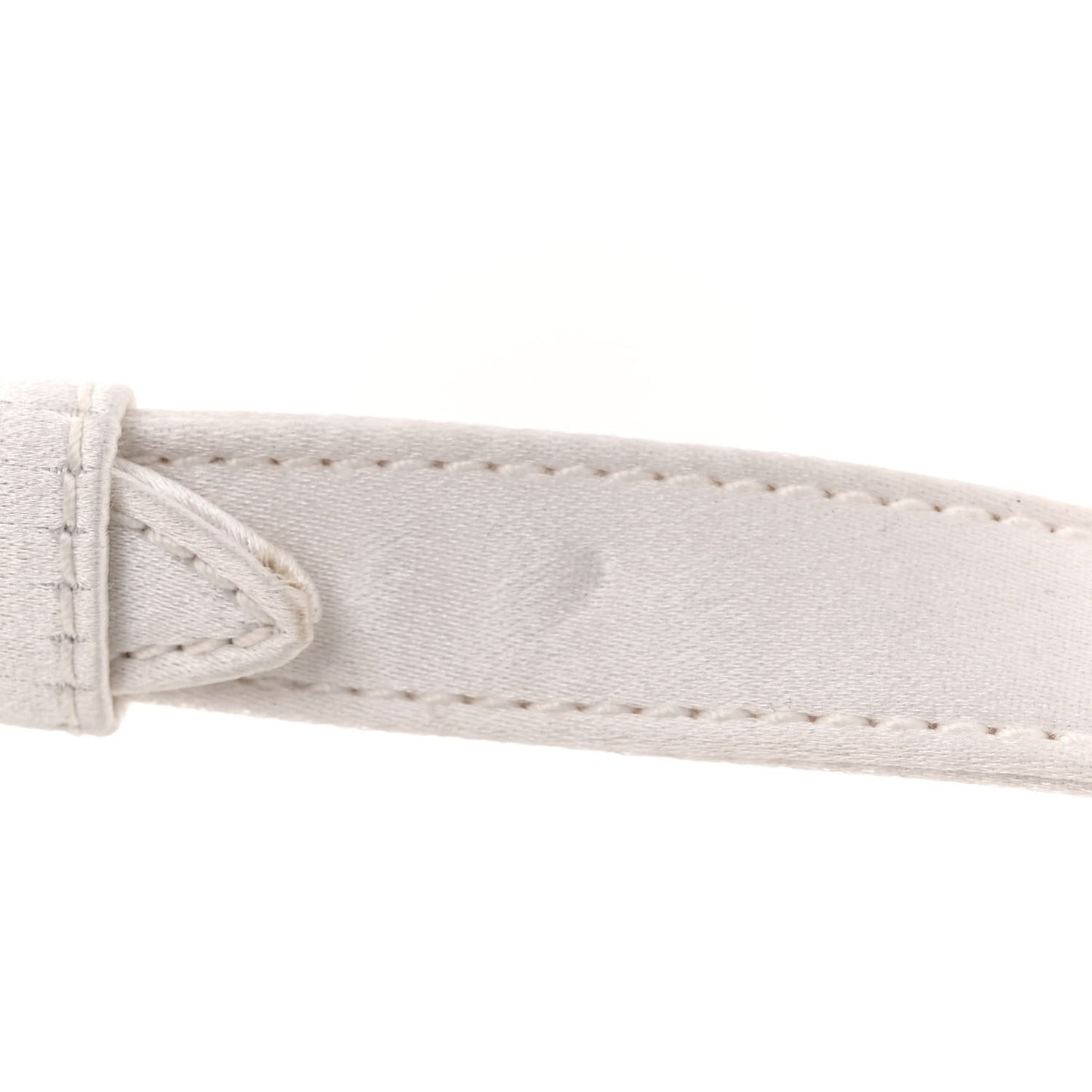 Satin Beaded Floral Embroidered Mini Lady Dior White Multicolor