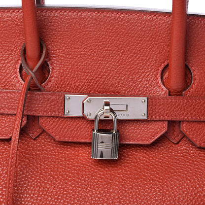 Hermes Togo Birkin 35 Brique 32 of 38