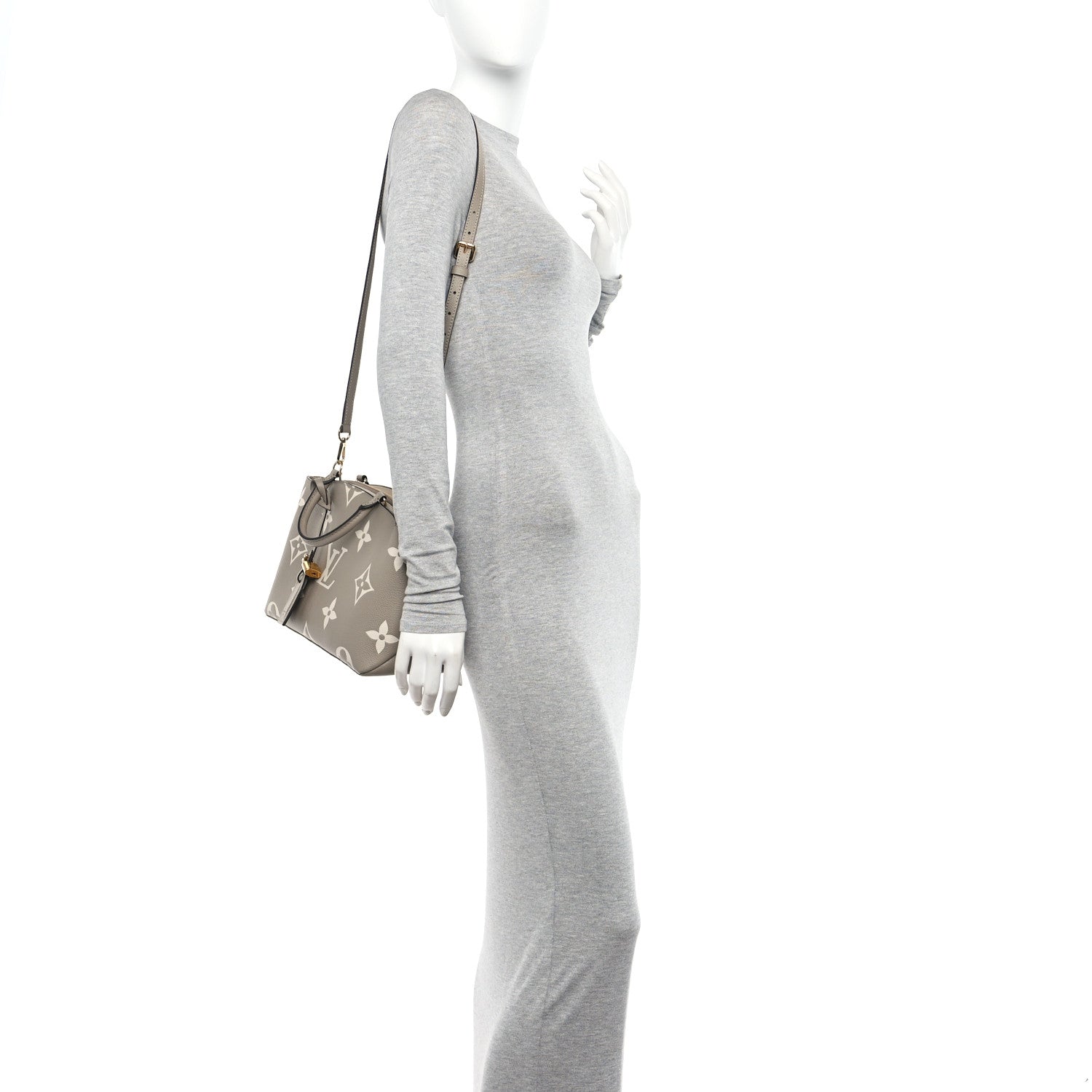 Louis Vuitton Empreinte Monogram Giant Petit Palais Tourterelle Creme 2 of 9