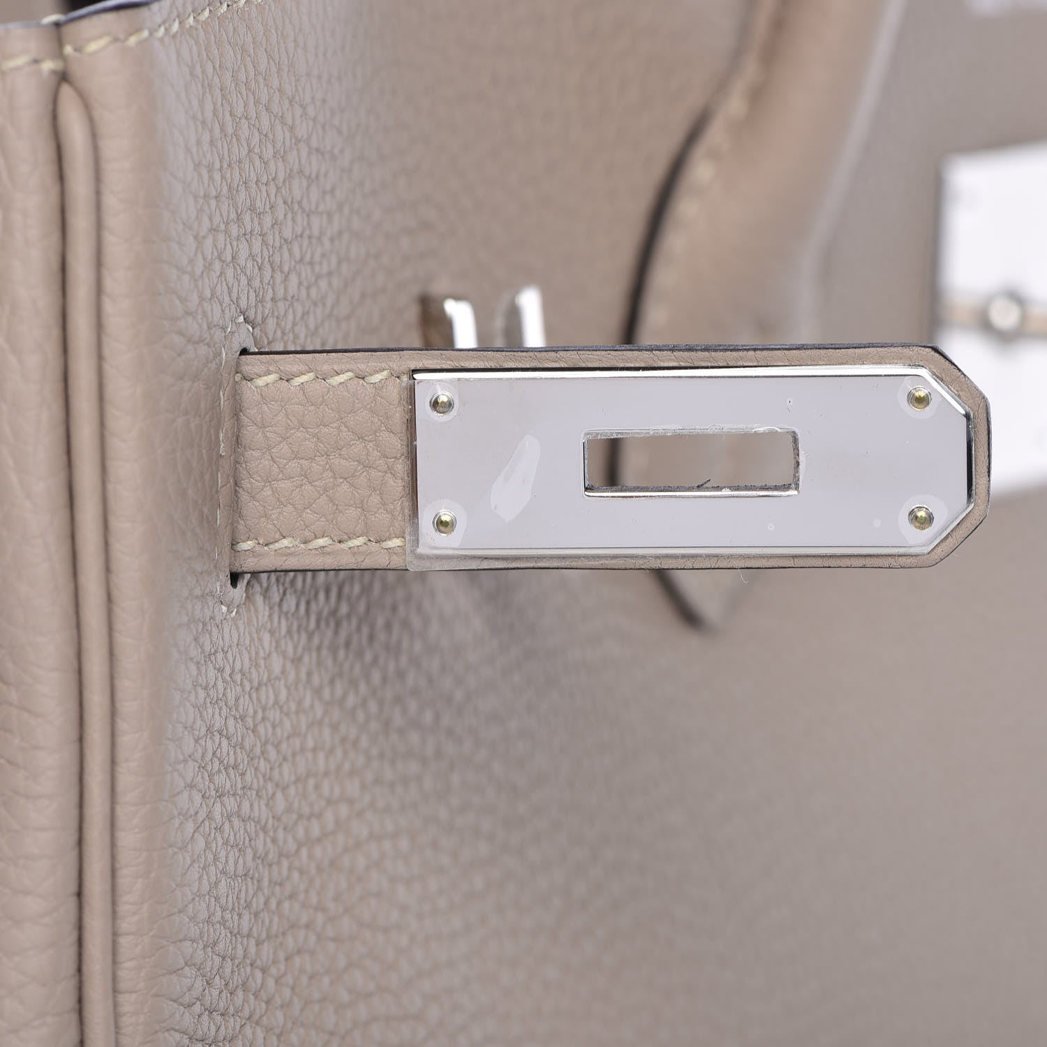 Hermes Togo Birkin 35 Gris Tourterelle 21 of 36