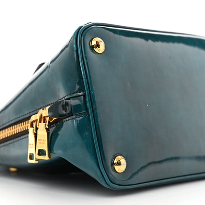 Prada Spazzolato Medium Promenade Tote Pavone Fume 9 of 14