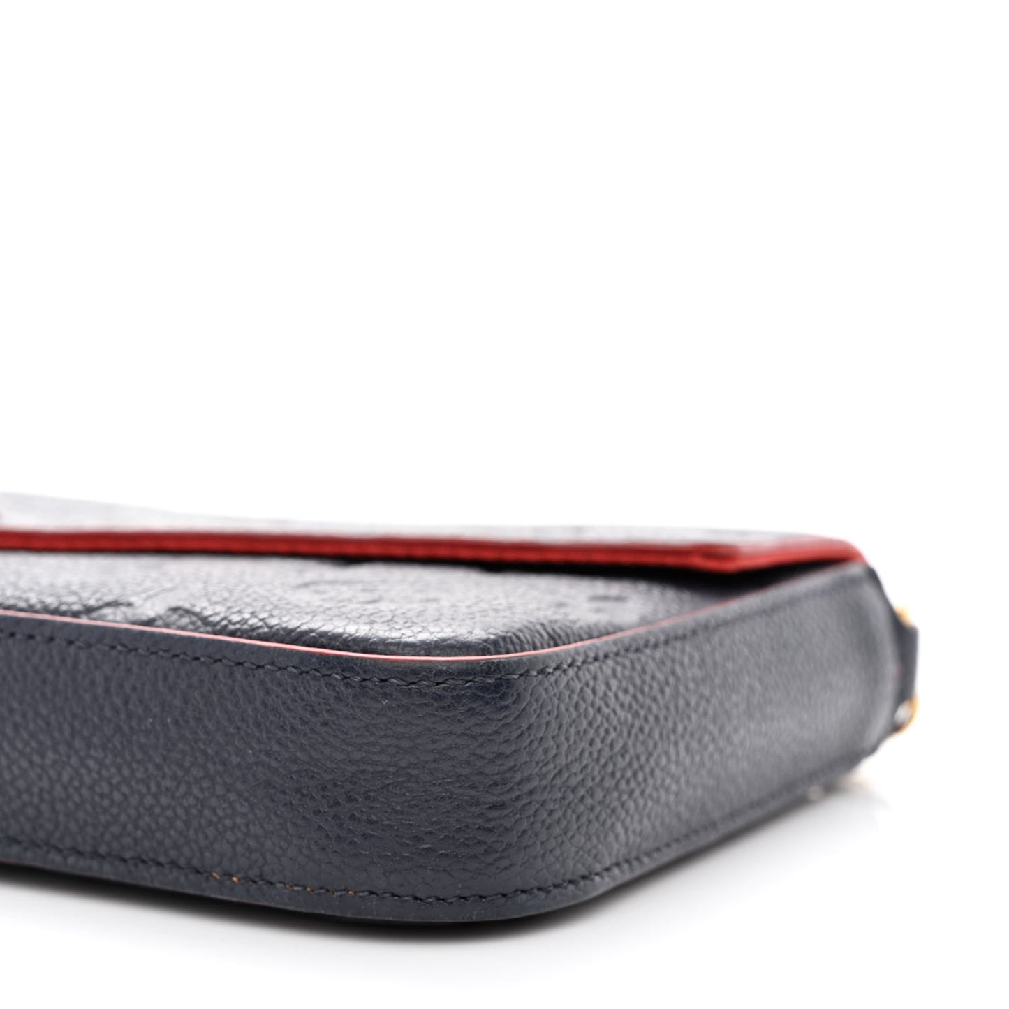 Empreinte Pochette Felicie Chain Wallet Marine Rouge