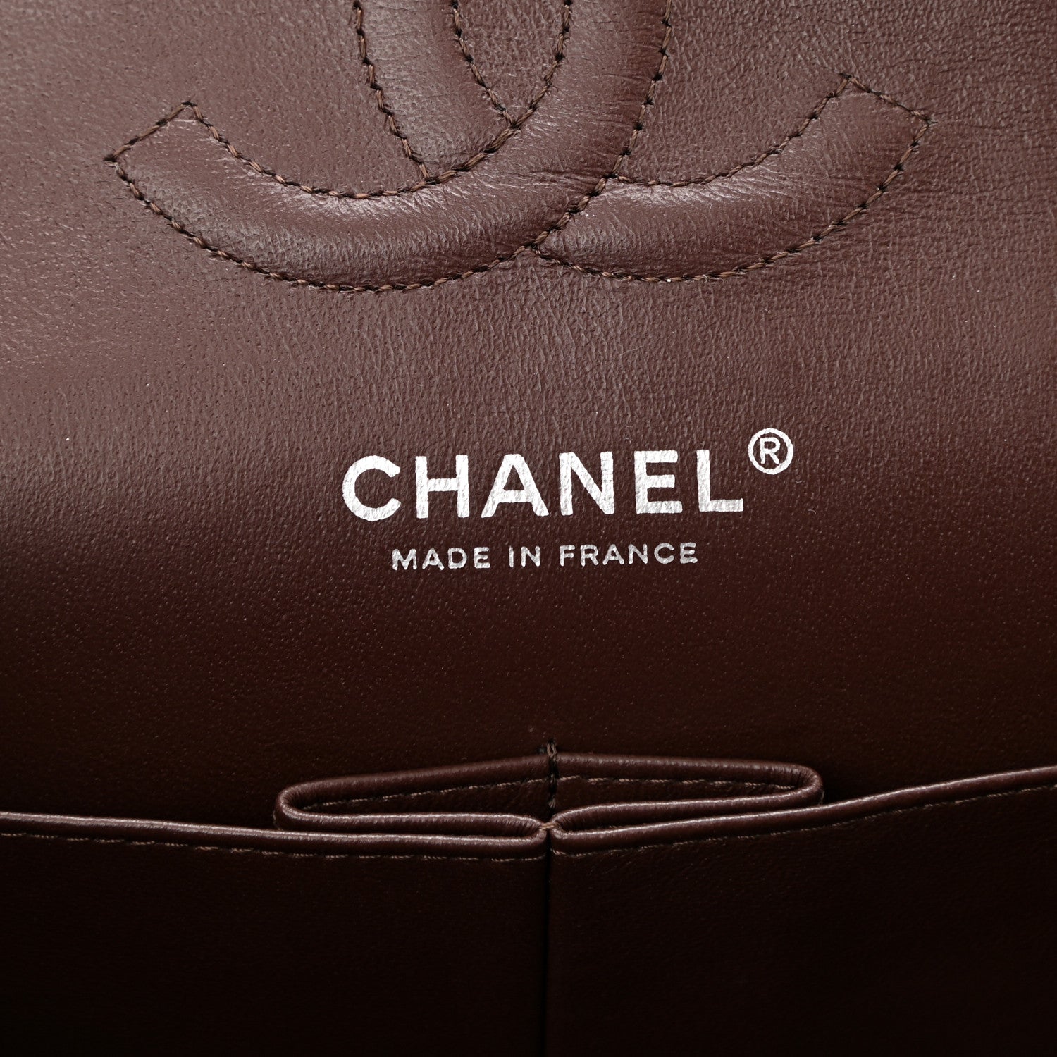 Chanel Caviar Quilted Medium Double Flap Burgundy 6 of 9