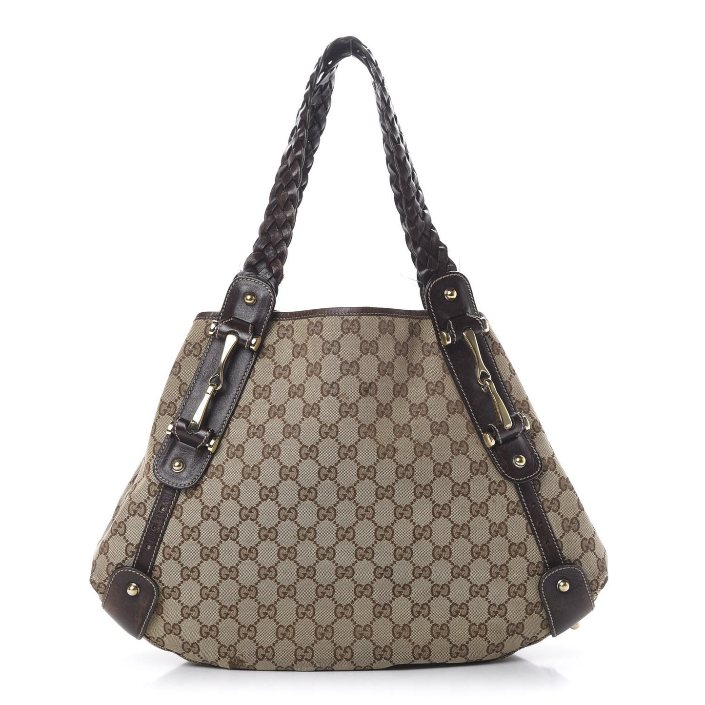 Monogram Medium Pelham Shoulder Bag Dark Brown