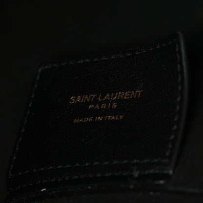 Saint Laurent Calfskin Large Shopping Tote Black 7 of 11