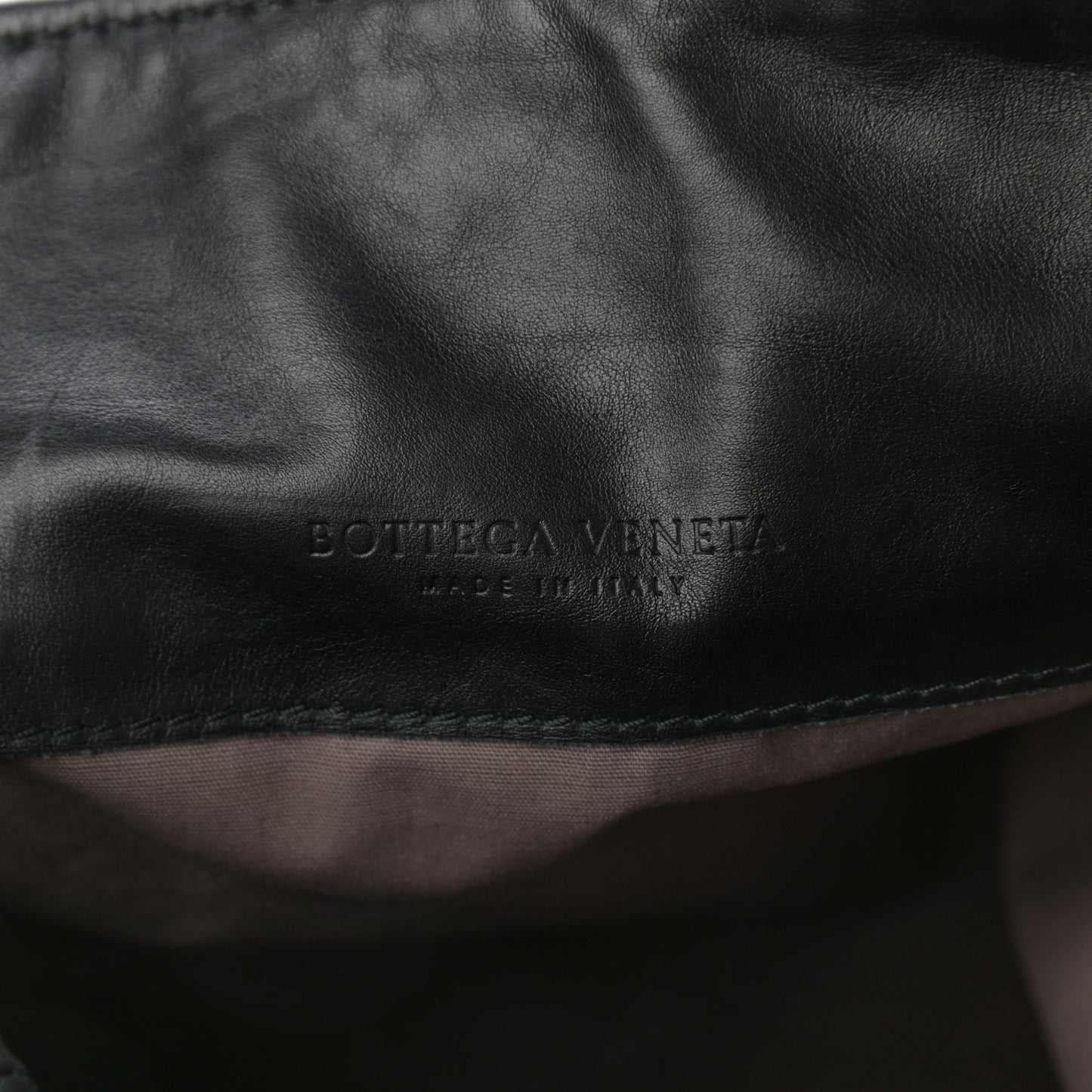 Calfskin Intrecciato Crossbody Messenger Bag Black
