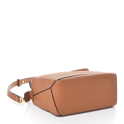 Loewe Grained Calfskin Small Puzzle Bag Tan 4 of 9