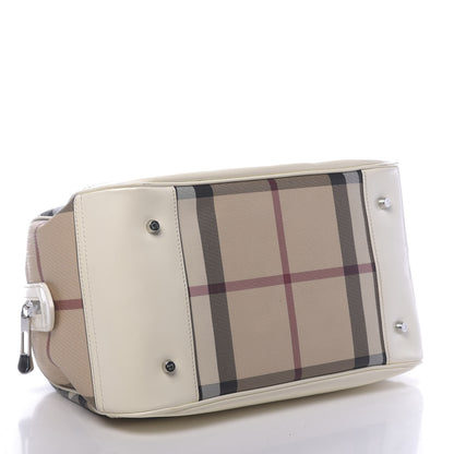 Burberry Nova Check Bowling Bag White 4 of 15
