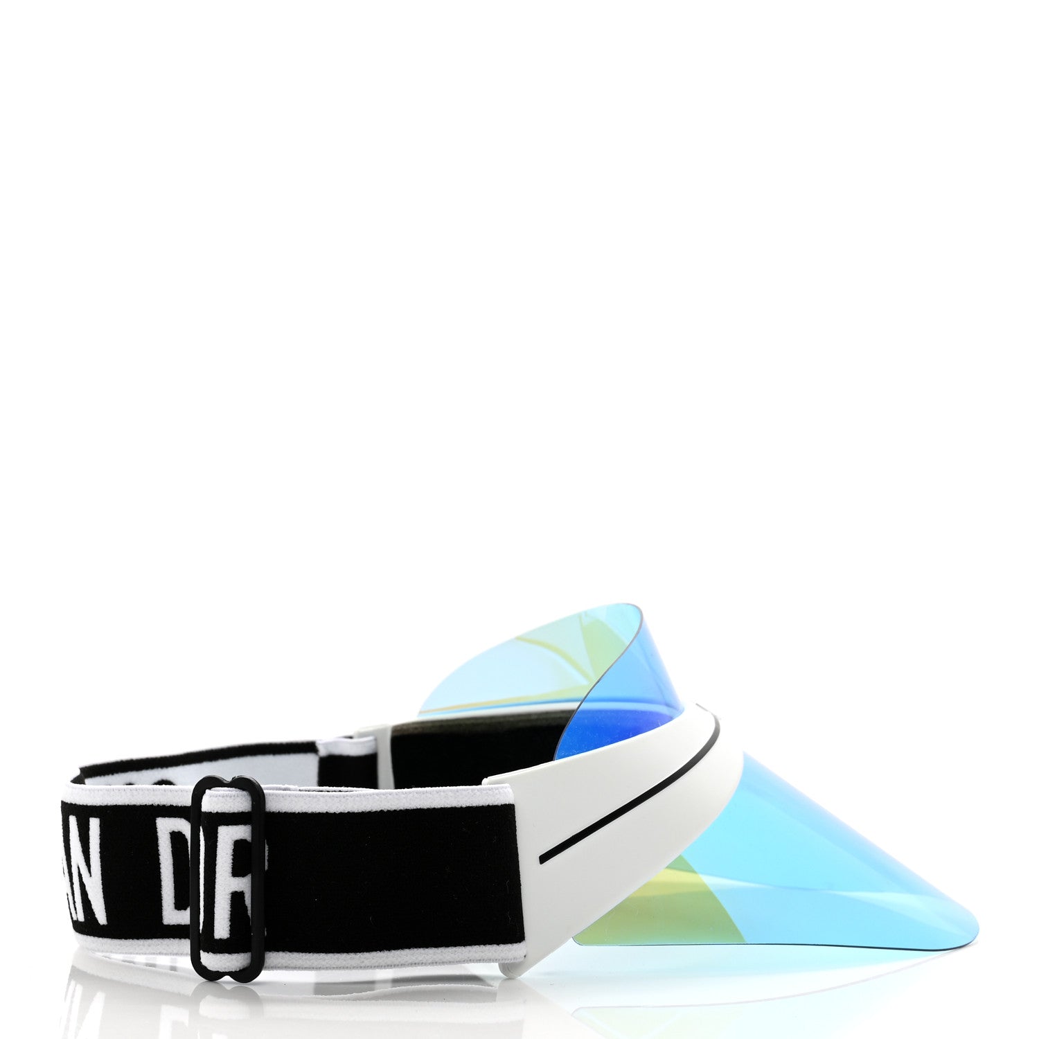Christian Dior Mirrored DiorClub1 Sun Visor Blue 4 of 7