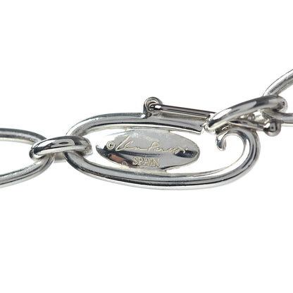 Tiffany Sterling Silver 35mm Elsa Peretti Open Heart Link Pendant Necklace 5 of 5