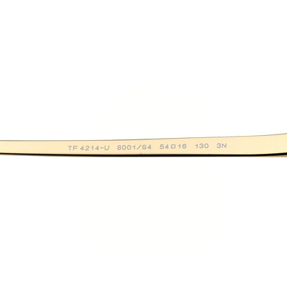 Tiffany Metal TF4214U Rectangle T Sunglasses Black Gold 6 of 8