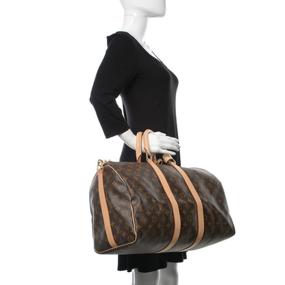 Louis Vuitton Monogram Keepall Bandouliere 45 3 of 11