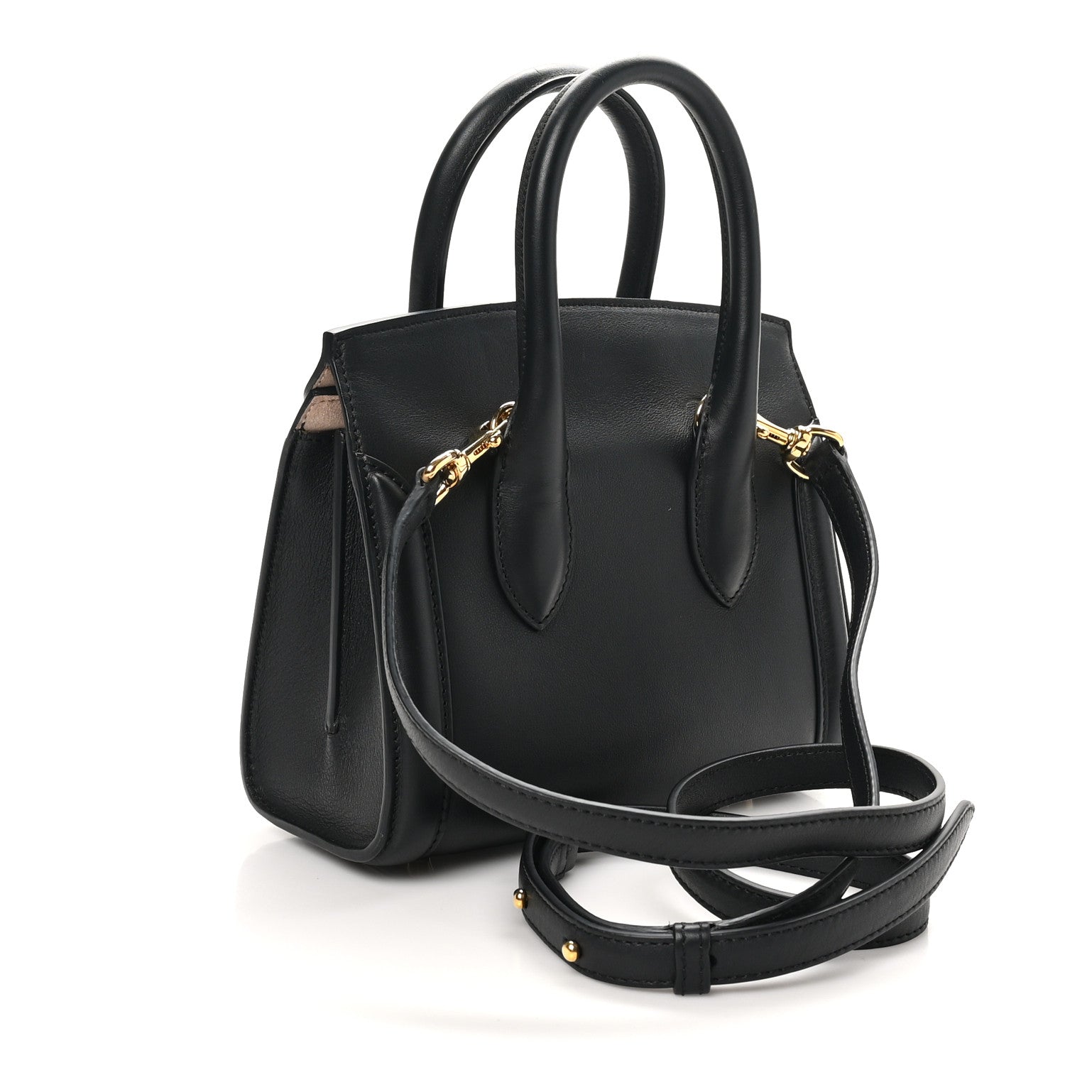 Alexander McQueen Calfskin Mini Heroine 21 Black 2 of 9