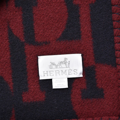 Hermes Wool Cashmere Avalon Dots Blanket Mure 4 of 4