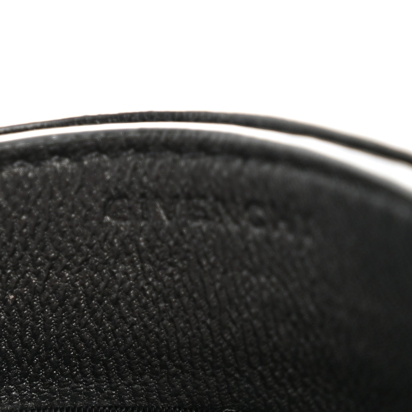 Calfskin 4G Embossed Card Holder Black
