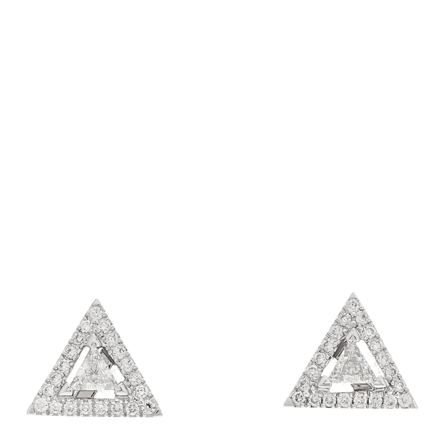 Messika 18K White Gold Diamond Thea Earrings 1 of 5