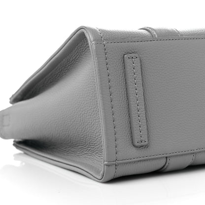 Marc Jacobs Grained Calfskin Medium The Tote Bag Grey 8 of 9