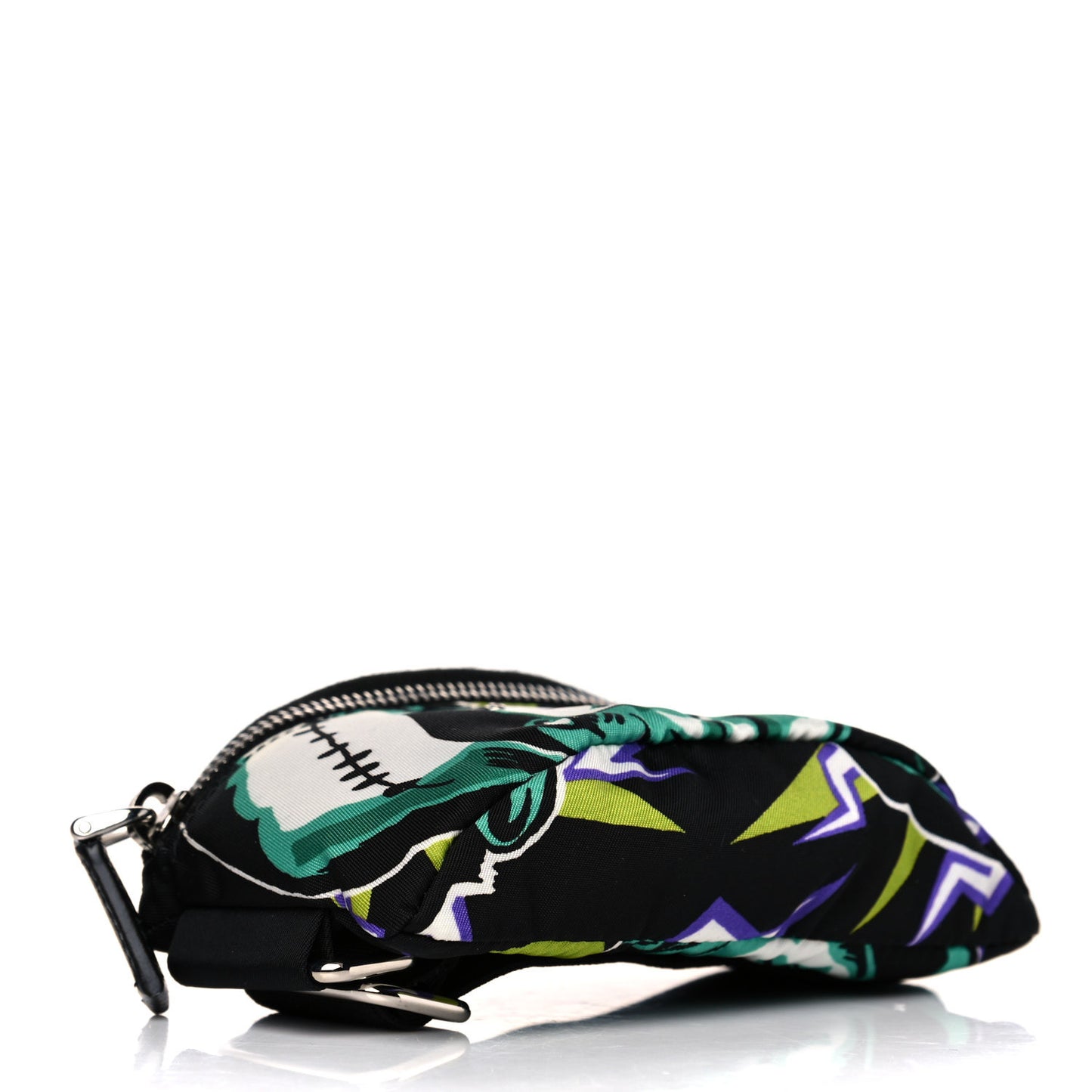 X UNIVERSAL STUDIOS Tessuto Nylon Frankenstein Print Montagna Mini Pouch Black Menta