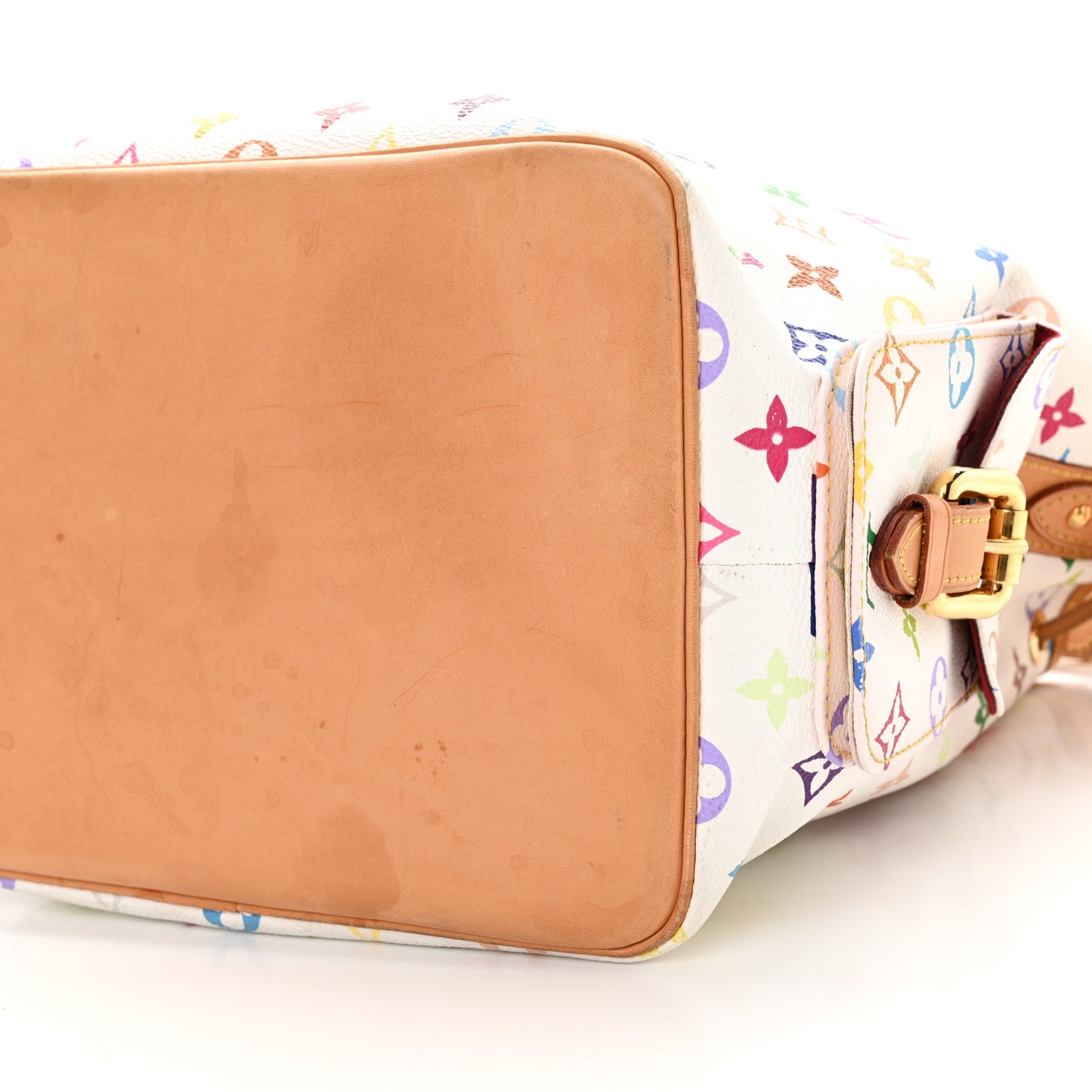 Monogram Multicolor Petit Noe White