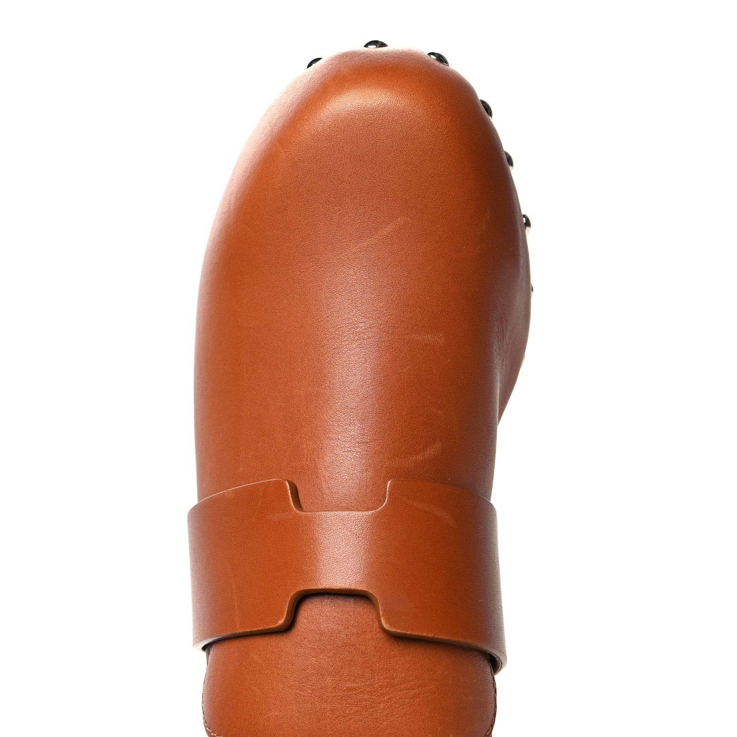 Hermes Calfskin Calya Mules 37 Naturel 9 of 10