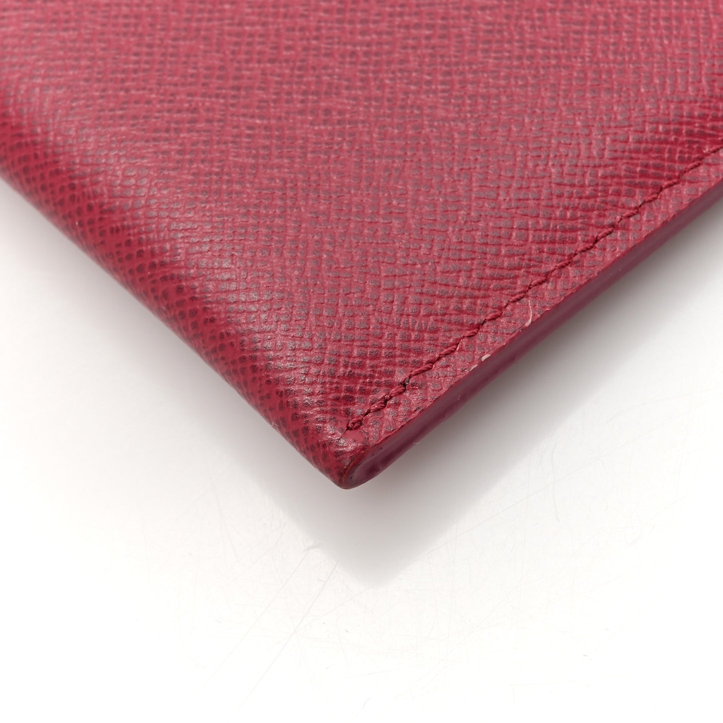 Calfskin Felicie Card Holder Insert Fuchsia