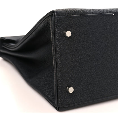 Hermes Togo Maxi Kelly Retourne 42 Black 8 of 9