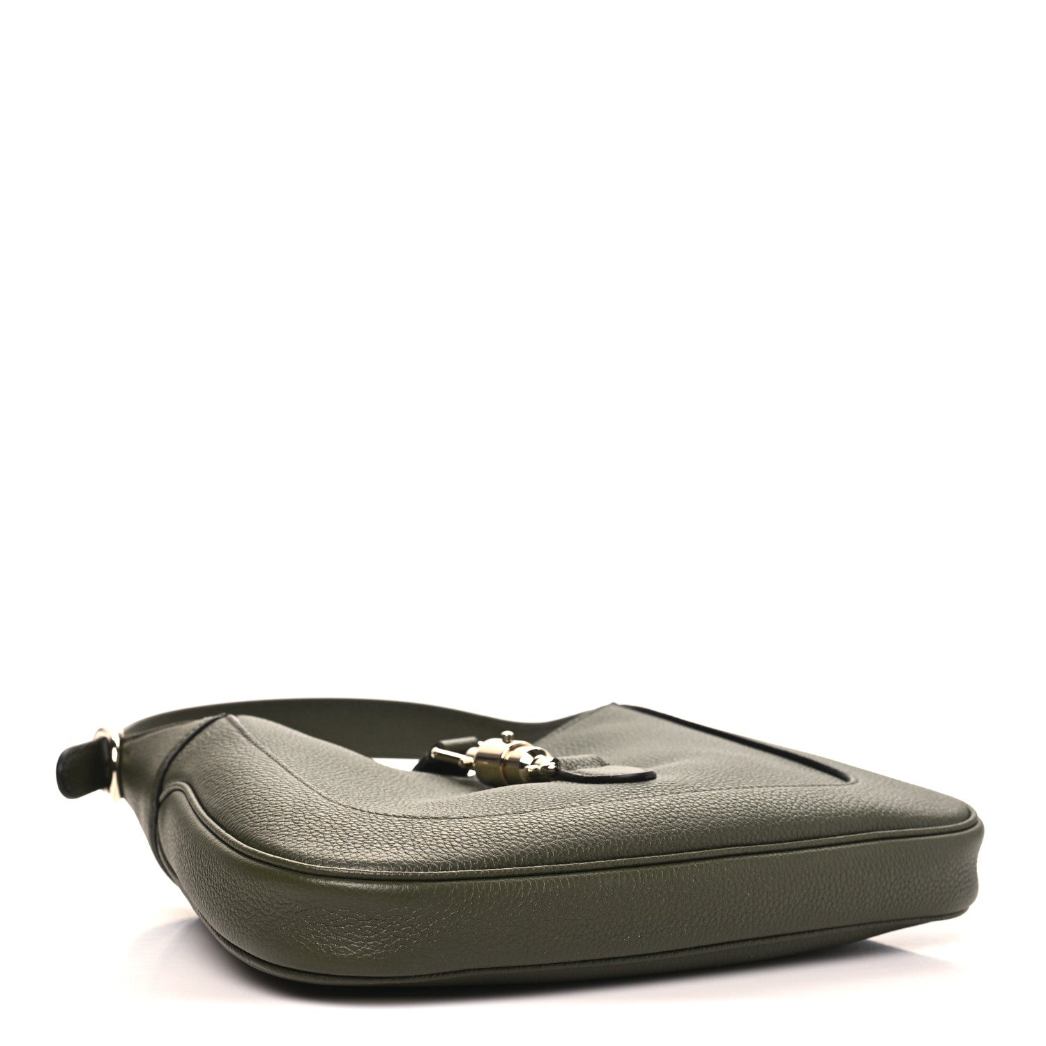 Gucci Grand Prix Calfskin Medium Jackie 1961 Hobo Dark Green 4 of 10