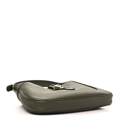 Gucci Grand Prix Calfskin Medium Jackie 1961 Hobo Dark Green 4 of 10