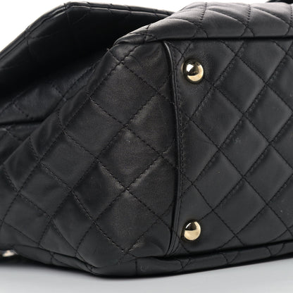 Chanel Calfskin Quilted XXL Travel Flap Bag Black 8 of 12