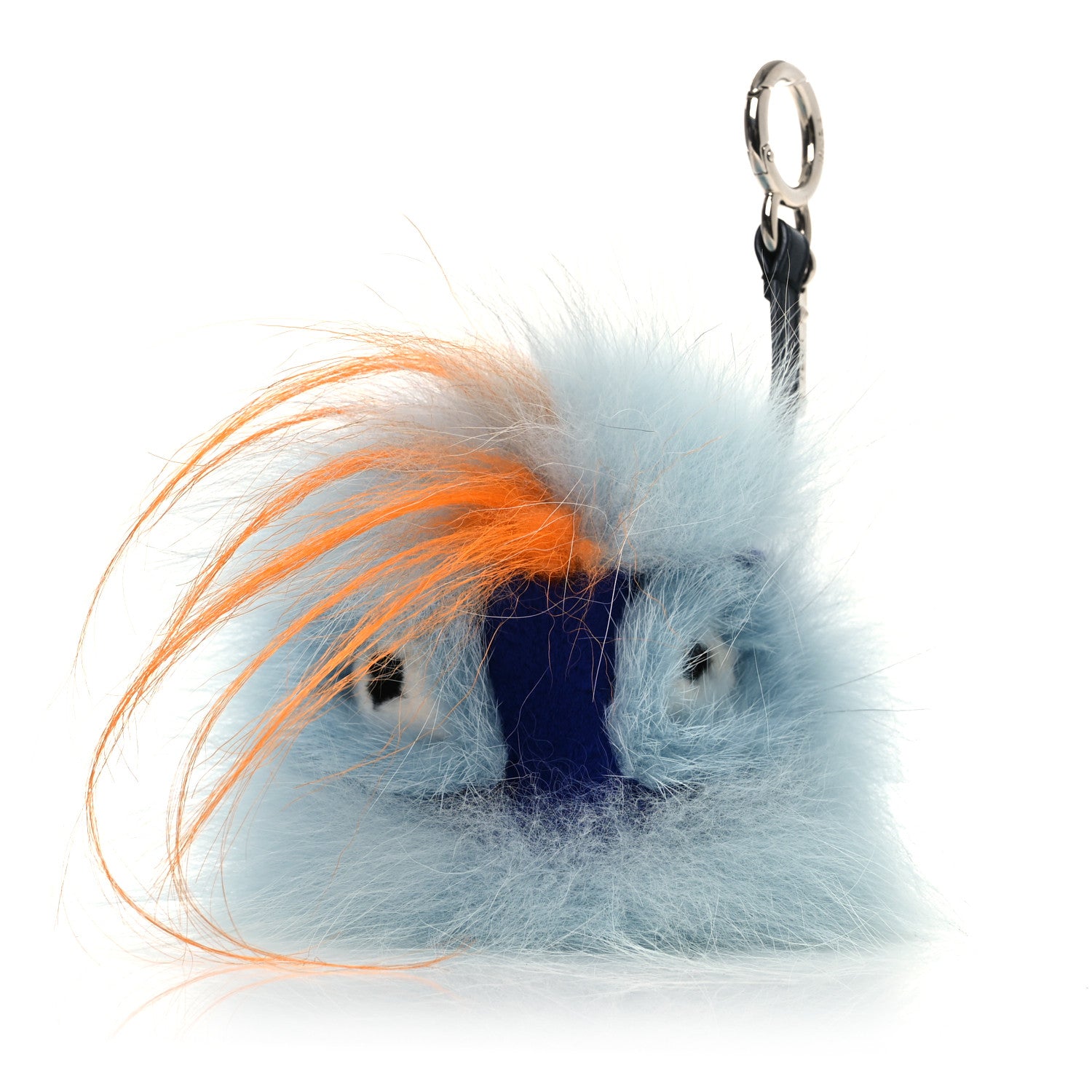 Fendi Fox Fur Dawny Monster Bag Bug Charm Cactus Viola Multicolor 1 of 4
