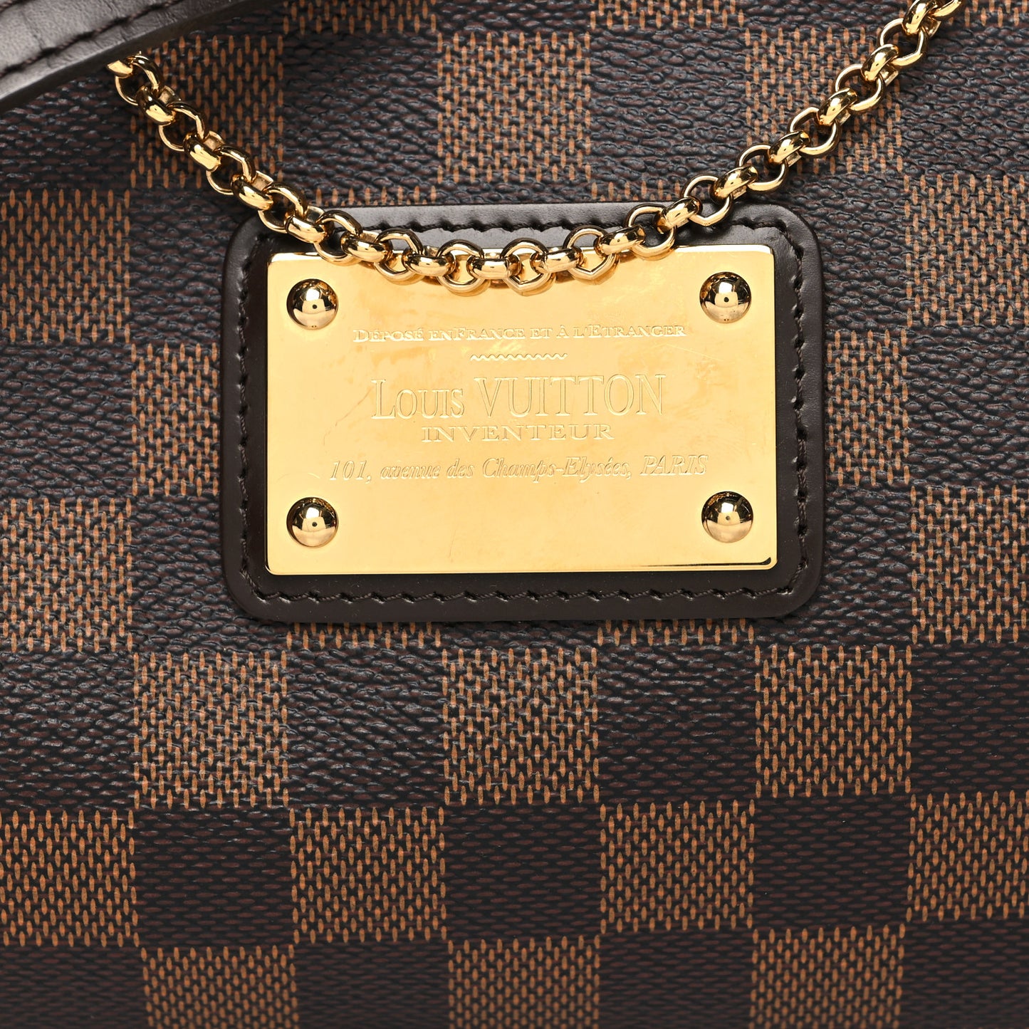 Damier Ebene Eva Clutch