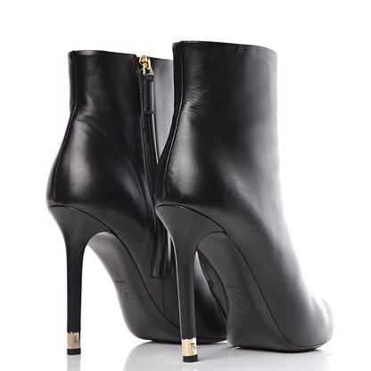 Chanel Lambskin CC Short Booties 41 Black 4 of 13