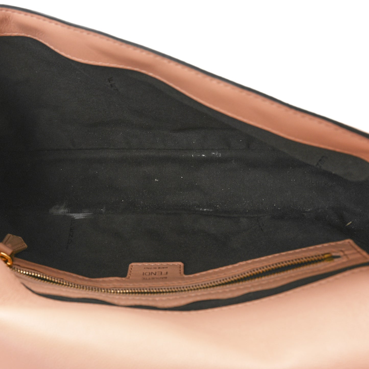 Nappa FF 1974 Embossed Baguette Rosa Quarzo