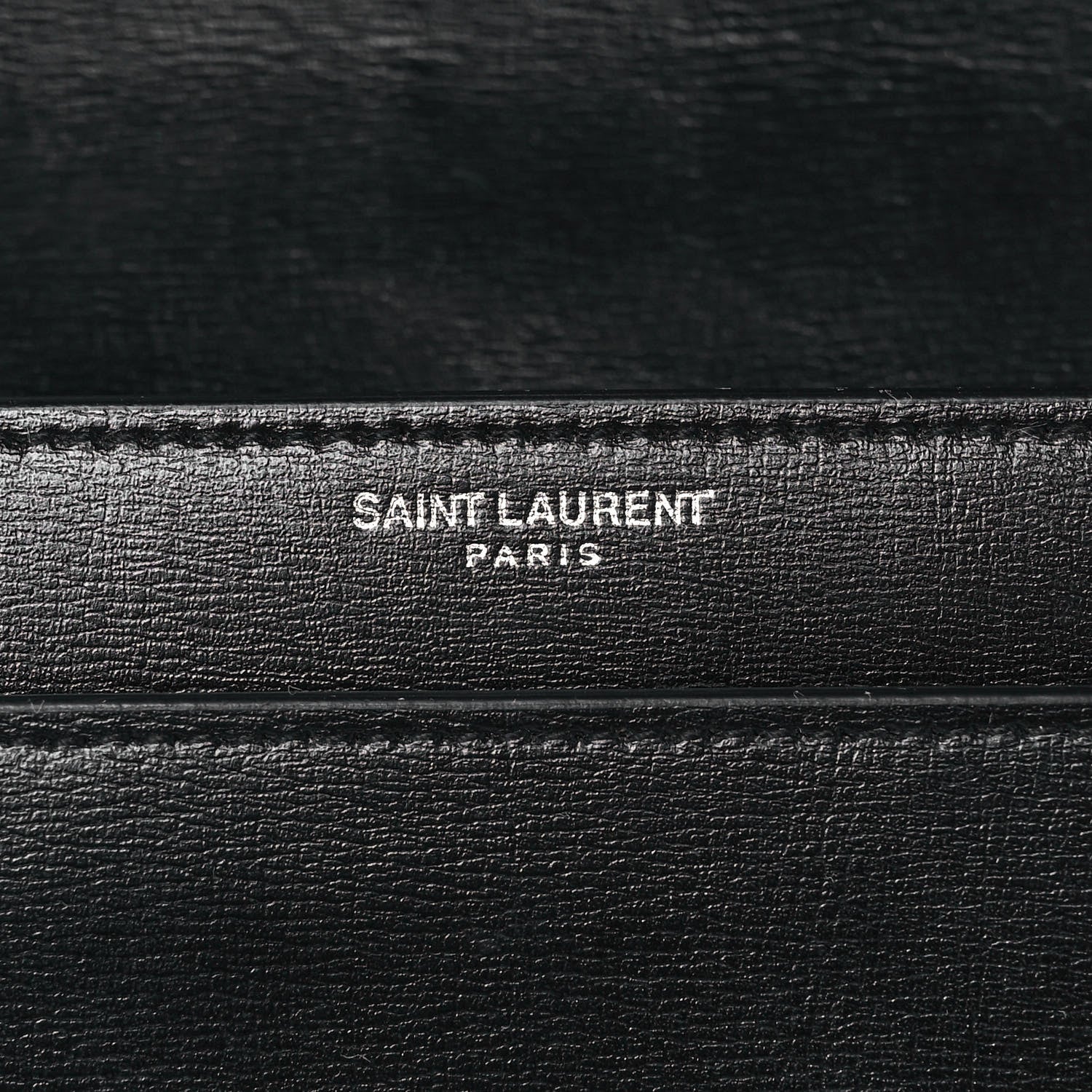 Saint Laurent Calfskin Medium Monogram Sunset Black 6 of 10