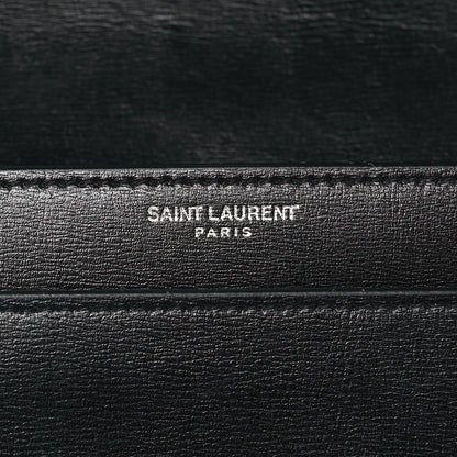 Saint Laurent Calfskin Medium Monogram Sunset Black 6 of 10