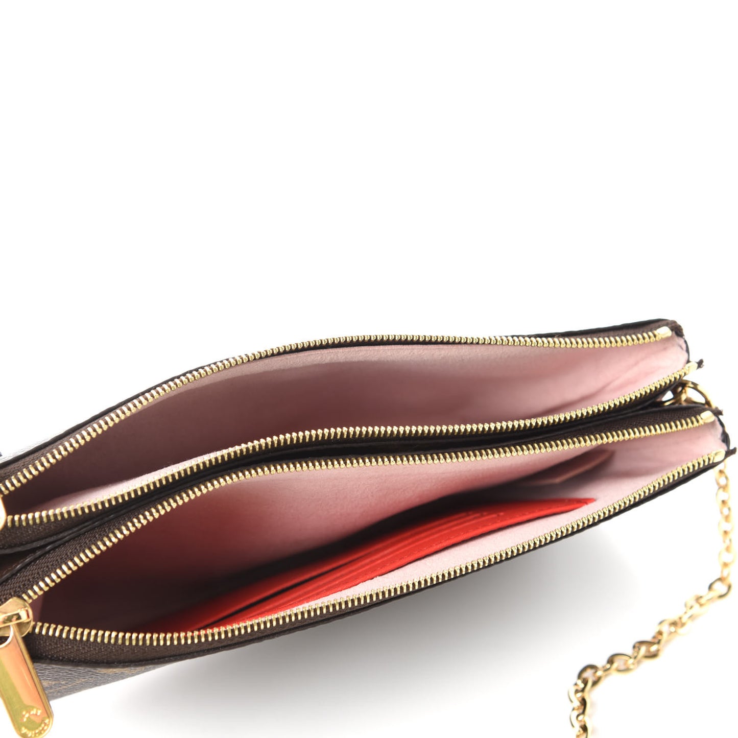 Monogram Blooming Flowers Double Zip Pochette