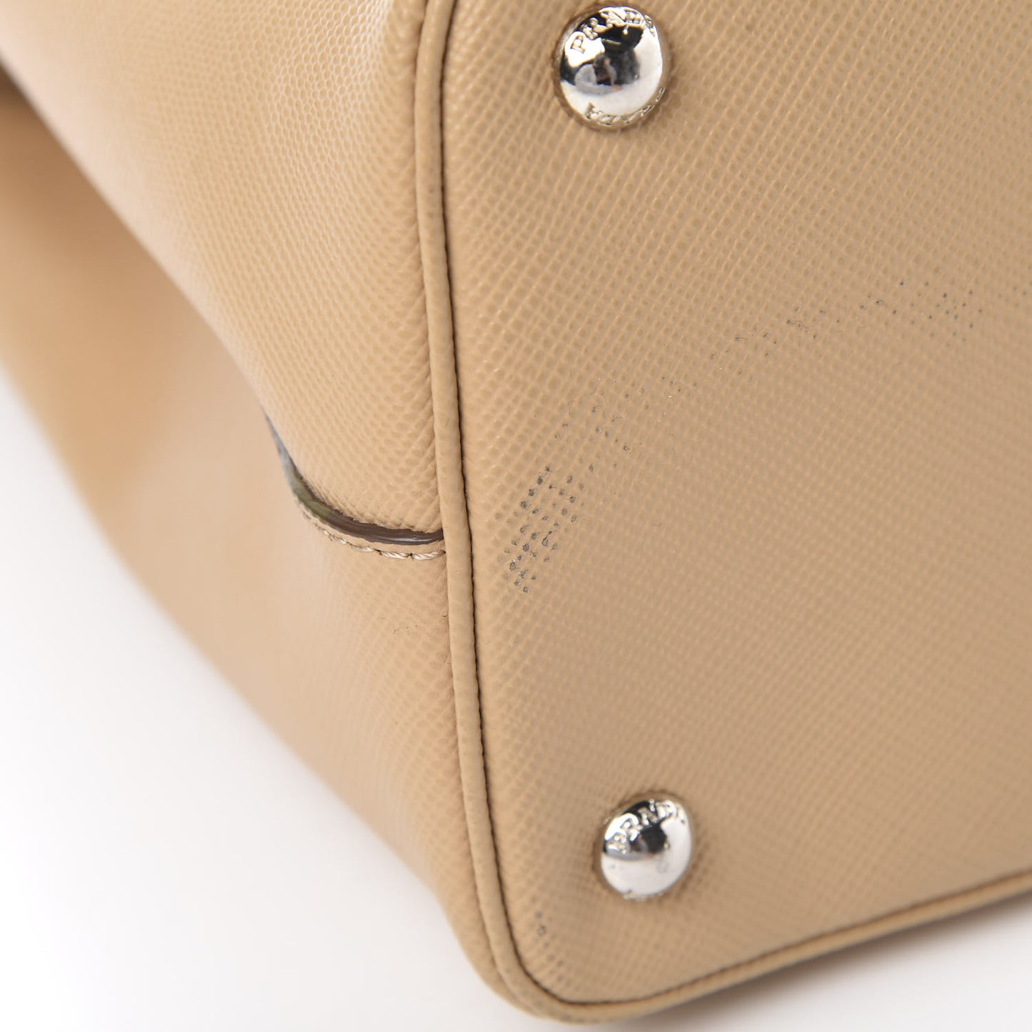 Saffiano Cuir Twin Tote Noisette