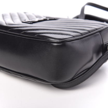 Saint Laurent Calfskin Matelasse Monogram Lou Camera Bag Black 9 of 9