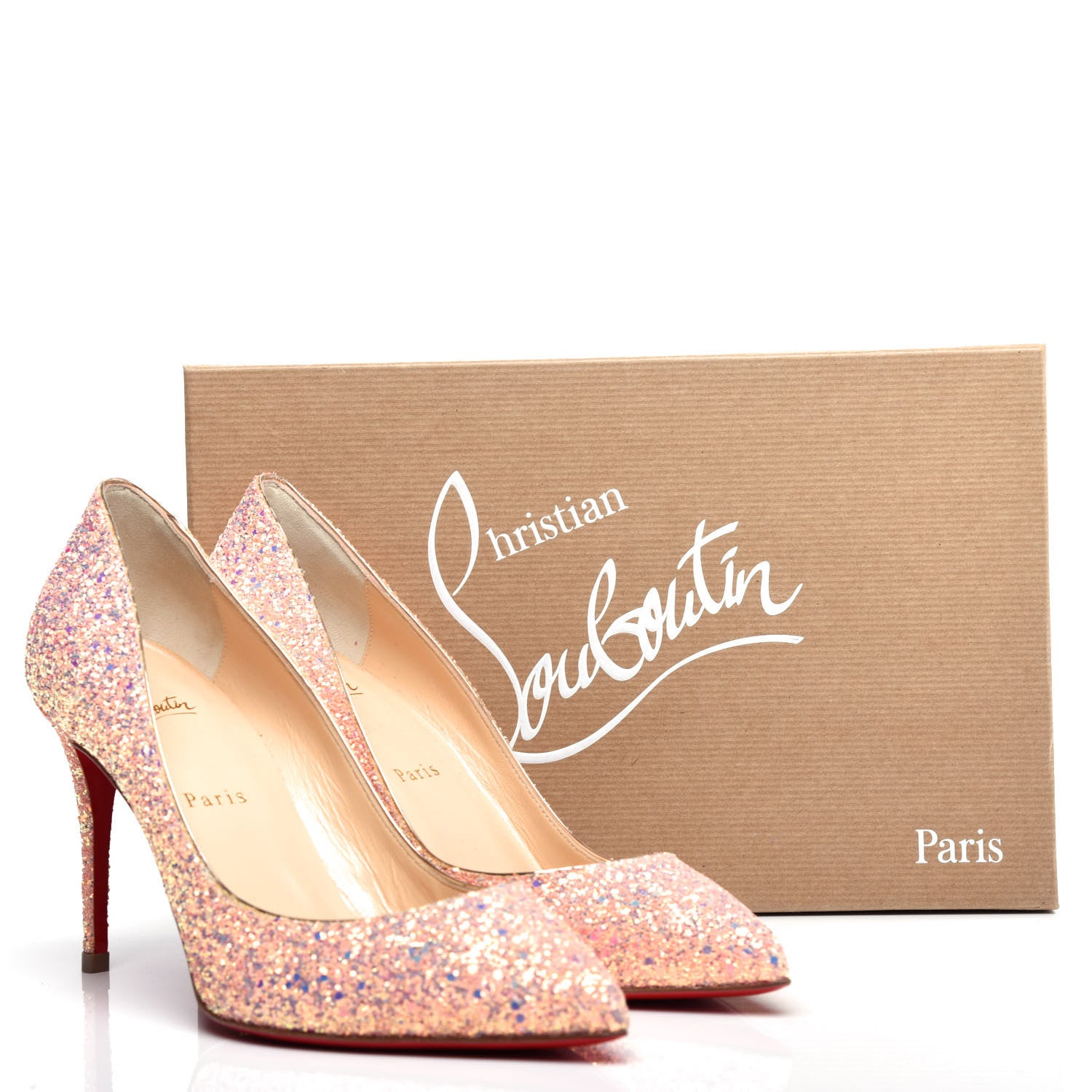 Christian Louboutin Glitter Pigalle Follies Dragonfly 85 Pumps 39 Pompadour 12 of 12