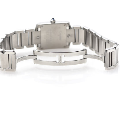 Cartier Stainless Steel 20mm Tank Francaise Quartz Watch 6 of 7